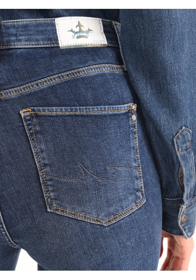 Colin's Colins 760 Diana Super Slim Fit Yüksek Bel Dar Paça Mavi Kadın Jean Pantolon 001