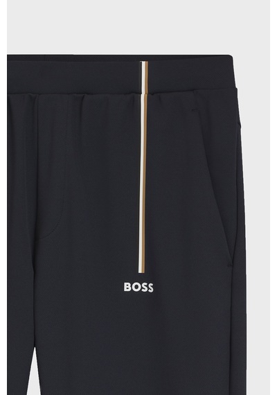 Boss Logolu Regular Fit Lastikli Bel Pantolon Erkek Pantolon 50563330 402 Lacivert