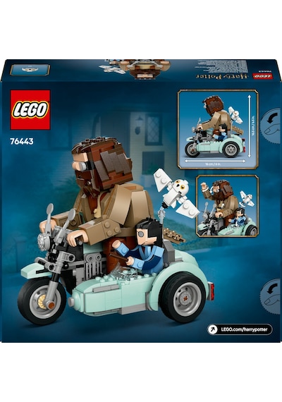 LEGO® Harry Potter™ Hagrid™ ve Harry’nin Motosiklet Yolculuğu 76443 - 9 Yaş ve Üzeri Koleksiyonluk Yaratıcı Oyuncak Yapım Seti (617 Parça)