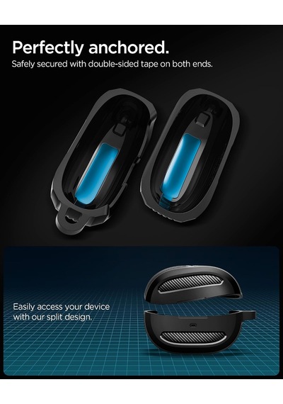 Audio Tws P10 İle Uyumlu Kılıf Rugged Armor Matte Black - Acs07966