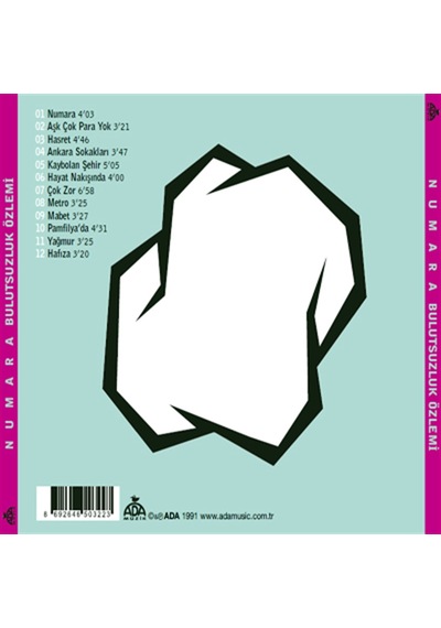 Bulutsuzluk Özlemi - Numara (CD)