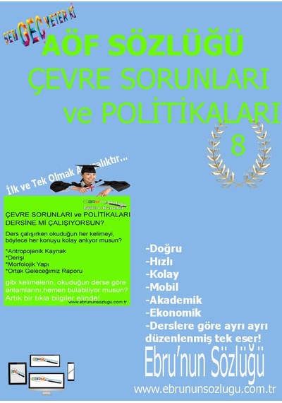 AÖF İİBF Ebrunun Sözlüğü Çevre Sorunları Ve Politikalar E- Sözlük