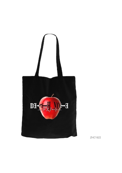 Death Note Apple Siyah Kanvas Bez Çanta