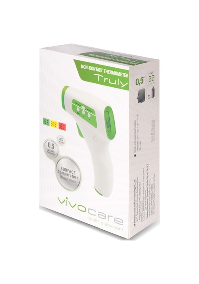 Truly Vivocare Temassız Ateş Ölçer Yeşil