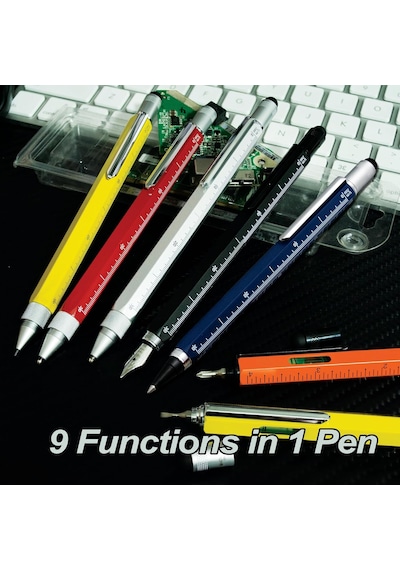 Monteverde Tool Pen Serisi Mv35295 Tk Toolpen Multifunction Orang Çok Renkli