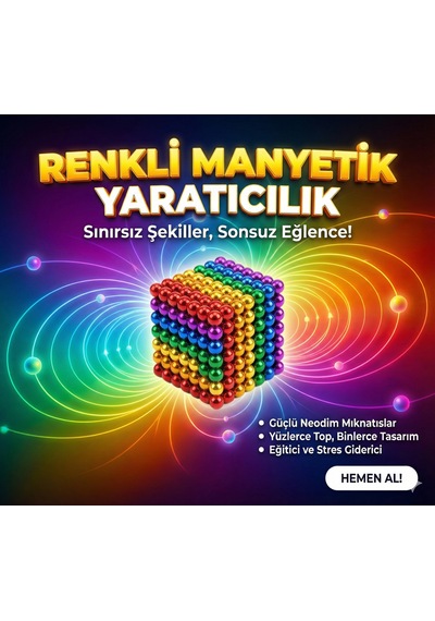Sihirli Manyetik Toplar Dyum Mıknatıs Küp Bilye 216 Adet Cube Küp Dymium 3855796