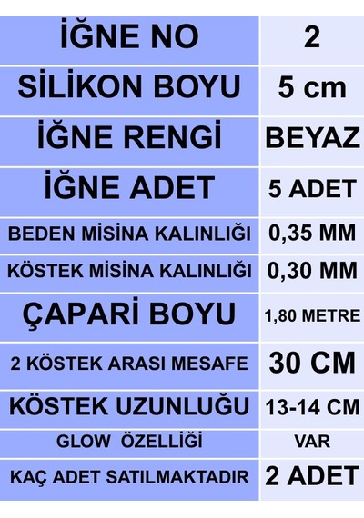 Ea genset Silikon Balıklı Çapari 5 Cm 2 Adet Silikon At Çek Takımı Şeffaf Yeşil Fosforlu Glow Beden Ve Fosforlu Glow Boncuklu