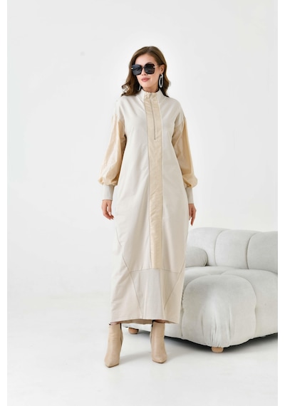 FTZ Women Ftz Kadın İki İp Elbise Beige 30950 Beige