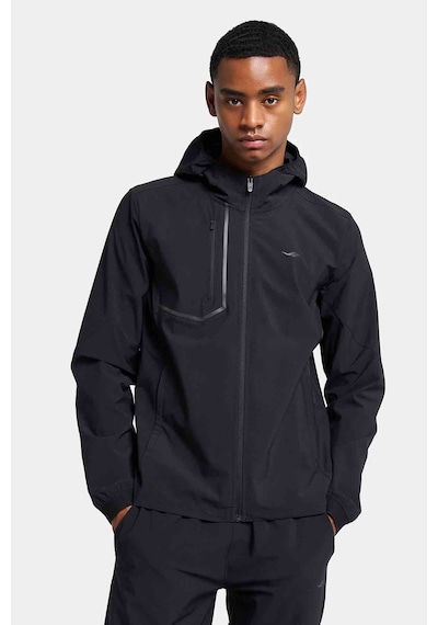 Lescon Erkek Antrenman Fermuarlı Kapüşonlu Sweatshirt 26b-1018 siyah