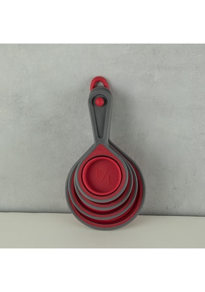 Yıldız Dailytools 4 Parça Katlanabilir Ölçü Kaşık Seti Renkli Mutfak Gereçleri Çok Renkli