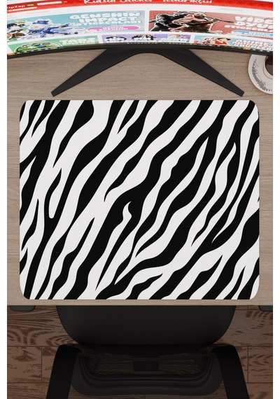 Zebra Kaymaz Dikişli Kauçuk Oyuncu Mousepad V5 - 48x40 Xl Gaming Mouse Pad Fare Altlığı