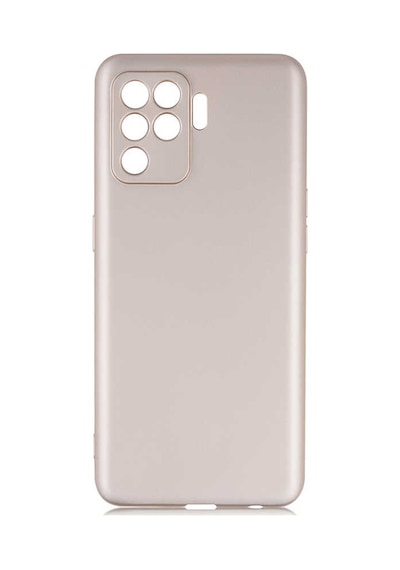 Noktaks - Oppo Reno 5 Lite Uyumlu - Kılıf Mat Soft Premier Silikon Kapak - Siyah