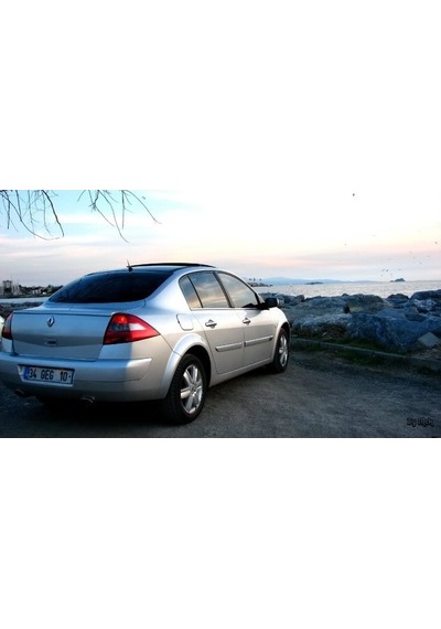 Renault Megane 2 Sedan 2002-2009 Spoiler-fiber-astarlı-boyasız