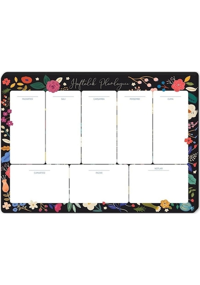 17x24 Haftalık Planner-haftalık Planlayıcı 52 Sayfa - Pudra