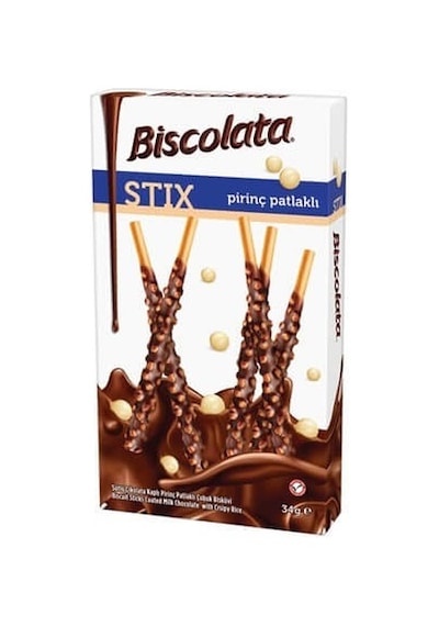 Şölen Biscolata Stix Pirinç Patlaklı 34 G