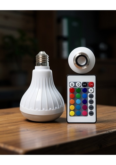 Akıllı Led Ampul Rgb Renk Değiştirme Uuczzzlambahoparlörrr1 Diğer