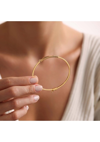 Sembol Gold Ajda Kaburga Kelepçe İki Sıra Yeni