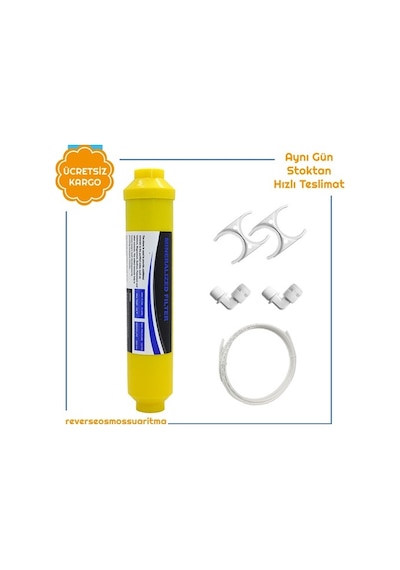 Su Arıtma Cihazı Sarı Mineral Filtre Tam Set 6.Aşama