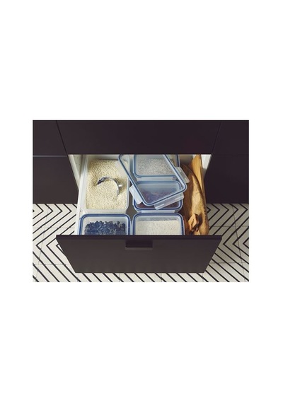Ikea 365+ Plastik Saklama Kabı, Plastik, 10,6 Lt Çok Renkli