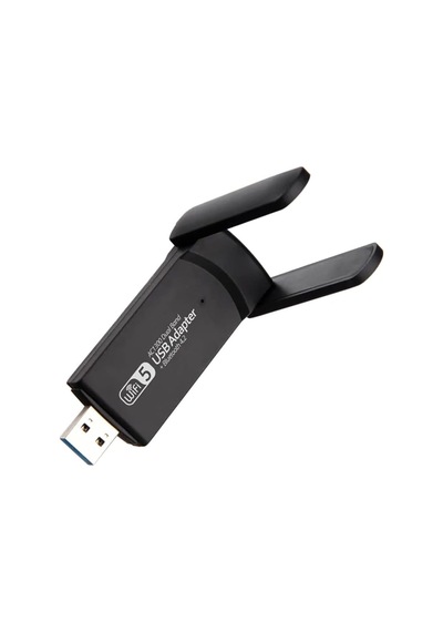Wireless Adaptör Wifi Ağ Kartı Masaüstü Bilgisayar Pc İle Uyumlu 2,4g 5g Destekler 1300mbps Usb 3.0 Dual Band Usb Adapter 2,4ghz-5,82ghz Ac1300