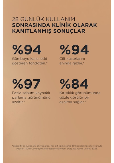 Isdın Coverage Spf 50+ Renkli Güneş Koruyucu Fondöten 30 G 1.0 Pearl