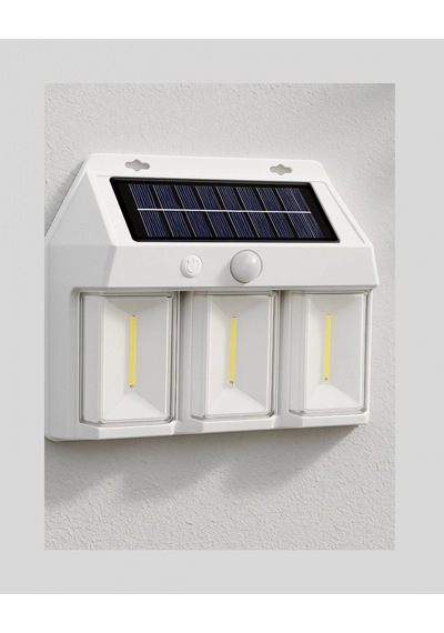 Suya Dayanıklı Solar Duvar Lambası Akıllı Gece Sensörlü Işık Çok Renkli