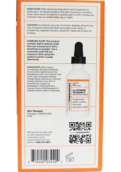 Skin Therapist 4X Power Vitamin C Serum 52 ML