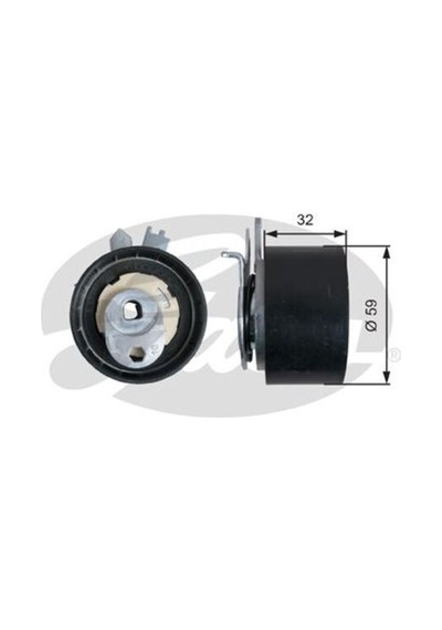 Gates T43240 Eksantrik Gergi Rulmanı Clio Iv 12 -mgn Iıı Iv 09 Mercedes A Citan 12 1.5dcı Euro5 130708047r