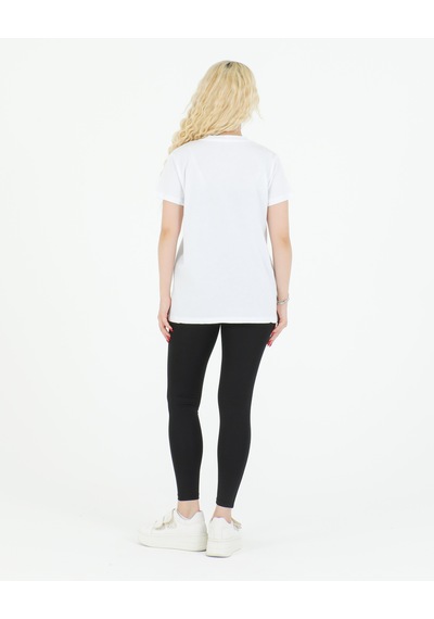 Sortie Collection Creativity Baskılı Tshirt Beyaz