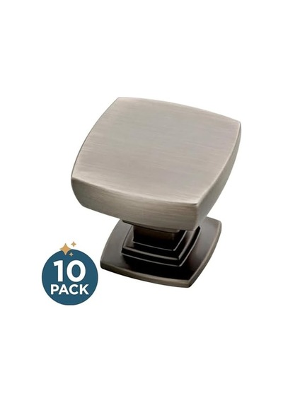Franklin Pirinç Saten Nikel Webber Mutfak Hardware Dolap Tokmak, Gümüş, P29542k-904-b