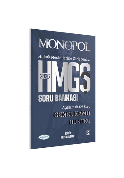 Hmgs Genel Kamu Hukuku Soru Bankası 2. Baskı Şubat 2026