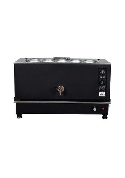 Anka Pro Kompakt Full Otomatik Çay Makinası 5 Demlikli 50 Litre Siyah Elektrikli Doğalgazlı