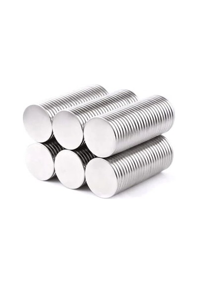10 Adet 20x2 Mm Yuvarlak Güçlü Neodyum Mıknatıs Çap 20 Mm Kalınlık 2 Mm