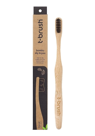 T-Brush Bambu Orta - Sert  Yetişkin Diş Fırçası