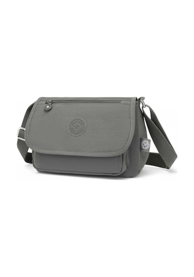 Smart Bags Krinkıl Koyu Gri Kadın Çapraz Askılı Çanta Smb 1148 Gri