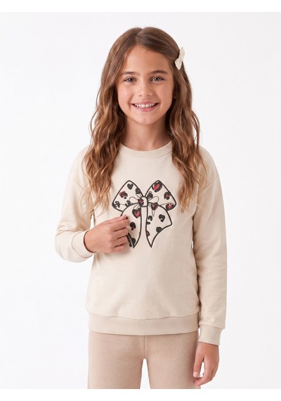 Onloox Kız Çocuk Krem Kız Çocuk Krem Pamuklu Bisiklet Yaka Regular Kalıp Fiyonk Baskı Nakışlı Sweatshirt 6-10 Yaş Onloox Kız Çocuk Krem Kız Çocuk Krem Pamuklu Bisiklet Yaka Regular Kalıp Fiyonk Baskı Nakışlı Sweatshirt 6-10 Yaş