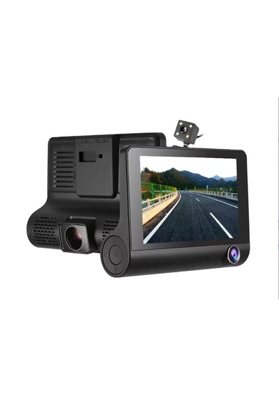 4.0" Tft Ekran 150 Geniş Açılı Lens 3'lü Araç Kamerası Gece Çekimi Türkçe Menü