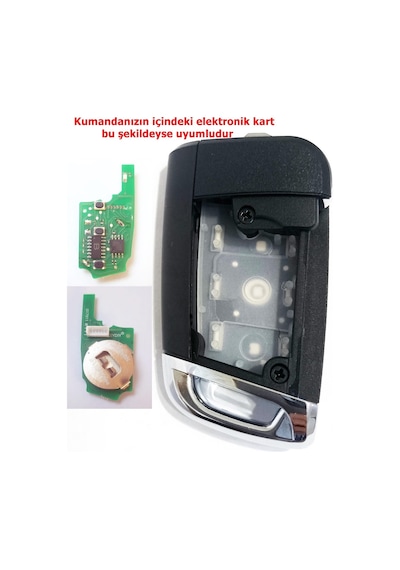 Volkswagen Uyumlu Tipli Sonradan Yapma Keydiy Kd Anahtar Kabı Kumanda Kabı Oto Anahtarlık