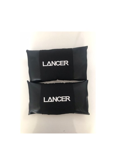 Lancer Nakışlı Deri 1 Çift Boyun Yastık Ve 1 Çift Kemer Pedi (510975818)