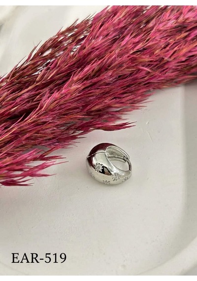 Piercing Kıkırdak Küpe Metal Işıltılı Stil Model 966421 Çok Renkli