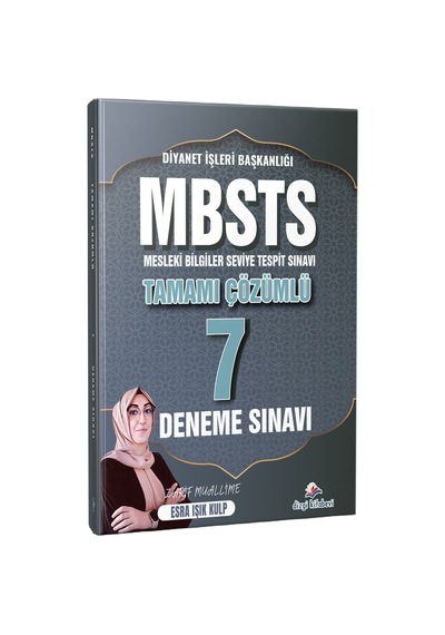 2026 Dib Mbsts Tamamı Çözümlü 7 Deneme Sınavı Esra Işık Kulp Zarif Muallime - 829979470