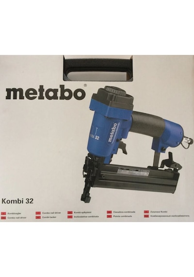 Metabo F32 9025 Havalı Zımba ve Brad Çivi Çakma Tabancası Seti