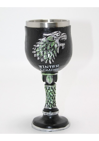 Game Of Thrones House Stark 3d Kabartmalı Çelik Kadeh Bardak Masalsı Detay Nostaljik Obje Çok Renkli