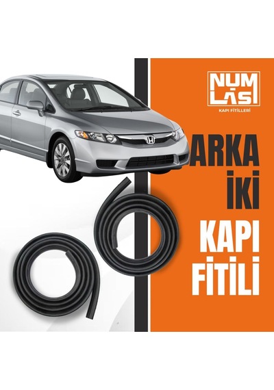 Honda Civic 2011-2017 Arka İki Kapı Fitili-a Kalite-numlas-nm3031