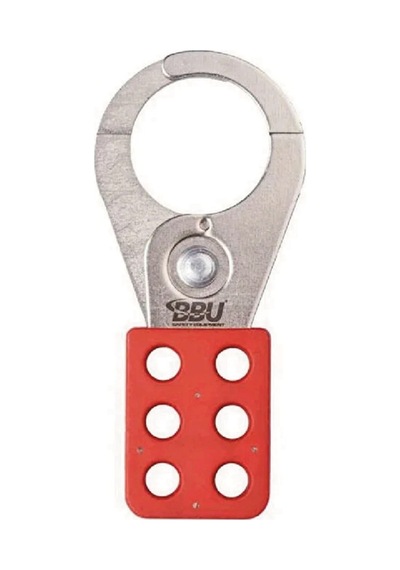 Bbu Safety Sh-040 Loto Kilit Çoklayıcı 40 Mm Çene Açıklığı, 6 Kilit Yuvası, Çelik Gövde Pa Kaplama