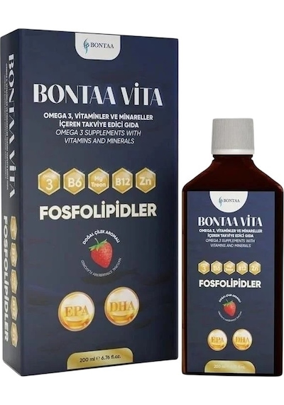 Bontaa Vita Fosfolipidler Omega Multivitamin Sıvı 200ml