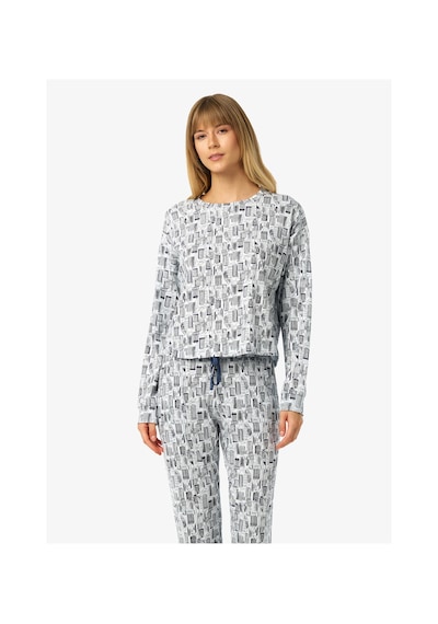 Blackspade Kadın Pijama Takımı 52234 - Baskılı Desenli