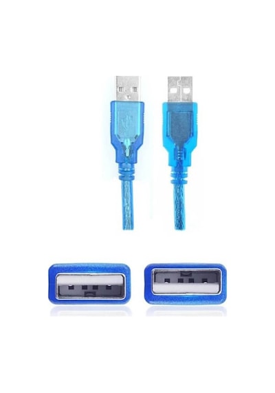 1.8 Metre - Usb 2.0 Erkek Erkek Kablo - İki Ucu Usb Data Bağlantı Kablosu