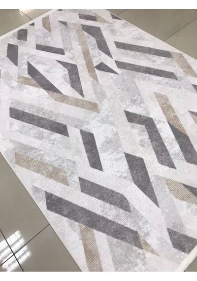 Merinos Halı Vista 76586 957 Serisi Triko Akrilik Salon Oturma Yatak Odası Halısı Krem - Gri - Bej