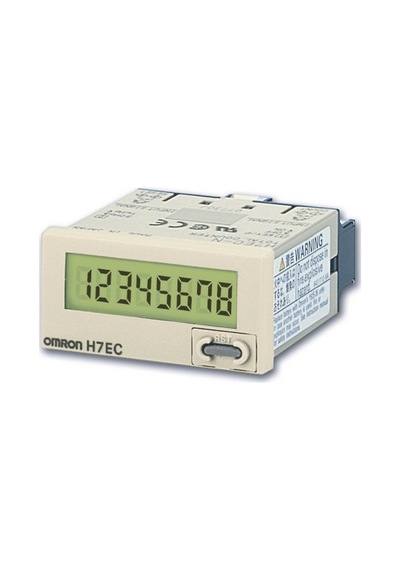 Omron H7ec-n ,48x24mm Kontak Giriş 8-hane Pilli Sayıcı